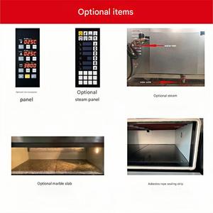 Nouveau <span class=keywords><strong>four</strong></span> électrique professionnel en acier inoxydable à double niveau pour comptoir, idéal pour la <span class=keywords><strong>cuisson</strong></span> de pizzas, pains et gâteaux dans les restaurants et hôtels - Product Image 2
