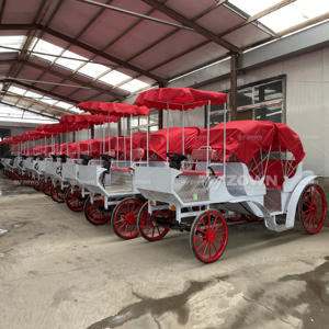 Promotion chaude Véhicule touristique de transport de chevaux royal électrique à quatre roues pour parc d'attractions - Product Image 4