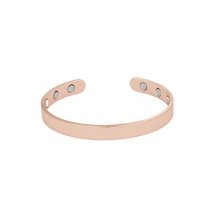 Magnetic Cuff <b>Bracelet</b> <b>Copper</b> Alloy Unisex Open Design Gift Jewelry Rose Gold Silver Yellow Tone - Product Image 5