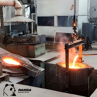 Fourneau à induction MF pour la fusion de l'acier, du fer et des métaux, destiné à la fonderie et au moulage de l'acier, 350kg 500kg 750kg