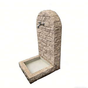 <span class=keywords><strong>Fontaine</strong></span> murale <span class=keywords><strong>en</strong></span> <span class=keywords><strong>pierre</strong></span> naturelle beige antique pour lavabo extérieur de jardin europé<span class=keywords><strong>en</strong></span>, à vendre - Product Image 2
