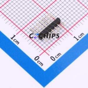 HX PZ1.27-1x7P ZZ Pin Header Through hole Component (THT),P=1.27mm Connector 1x7P 1.27mm Pin Header Through Hole - Product Image 2