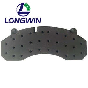 Pastiglie Freno Semimetalliche E-mark per Camion HOWO WG9100443050/1 9100 Senza Rumore Senza Amianto per Sistema Frenante Camion - Product Image 1