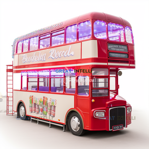 Chất lượng cao đẩy thực phẩm Mobil sarj nhà hàng sân khấu lớn xe tải di động Caravan thực phẩm giỏ hàng trên bánh xe di động nhà trên bánh xe - Product Image 1