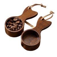 Cuillère à café en bois de noyer écologique pour mesurer et doser le thé, le sucre et le café