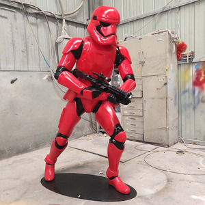 Figuras de Stormtrooper Personalizadas de Fábrica, Escultura de Stormtrooper de Fibra de Vidrio, Estatua de Stormtrooper - Product Image 4