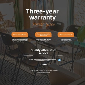 <span class=keywords><strong>Table</strong></span> de repas pliante <span class=keywords><strong>portable</strong></span> Senlaike pour l'extérieur, idéale pour la cour, le marché nocturne, la maison et le camping, avec chaises - Product Image 4