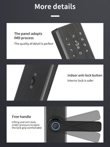 OEM Factory Direct Outdoor Smart Tuya Lock WiFi-Connected Steel Brass Stainless Steel Door for House Entrance Cloud Data Storage - Product Image 5