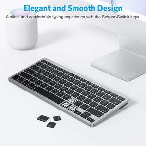 Oem Italian 78 Key Mini White bluetooth Keyboard for Ios Android <b>Pc</b> samsung 900x3b hp 840 G1 - Product Image 5