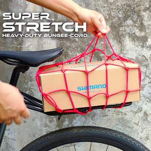 Red Elástica de Carga ONIPAX Roja de 15x15 Pulgadas con 6 Ganchos para un Transporte Seguro de Bicicletas, Motocicletas, ATV, Automóviles, Camiones y UTV - Product Image 3