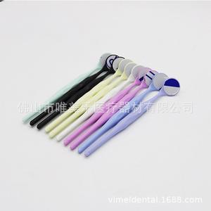 Miroirs dentaires en plastique coloré haute définition, exclusivité transfrontalière, simple ou double face, accessoire d'équipement de thérapie buccale - Product Image 4