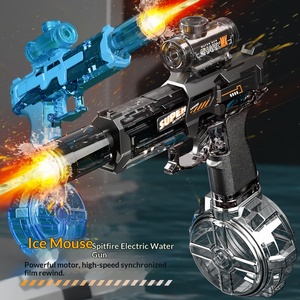 Pistola de Agua Eléctrica de Pulso Continuo con Efecto de Llama y Retroceso, Modelo Ratón de Hielo, para Niños, Venta al por Mayor, de Gran Demanda - Product Image 4