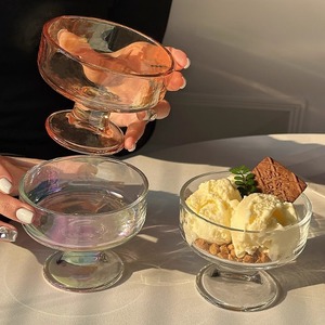 Vaso de Vidrio para Yogur, Postre, Helado, Batido, Pudín, <span class=keywords><strong>Copa</strong></span> para Vino, de Alta Calidad, con Logotipo Personalizado - Product Image 4