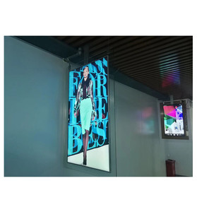 55 pouces mural suspendu 3500 nits Cms Wifi Lcd fenêtre face à la signalisation numérique affichage intelligent pour entreprise magasin Restaurant - Product Image 3