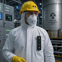 Détecteur de rayons X, rayons gamma et nucléaires SEED-RA CsI SiPM à double détection de rayonnement, 50g, IP67, Bluetooth, 100h, Dosimètre personnel portable