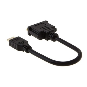 Câble adaptateur HDMI mâle vers DVI 24 + 5 femelle, convertisseur haute définition plaqué or pour connexion d'affichage - Product Image 2
