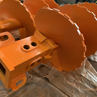 Auge de forage UMP tarière de terre hydraulique avec roche pour outils de forage de roche d'excavatrice