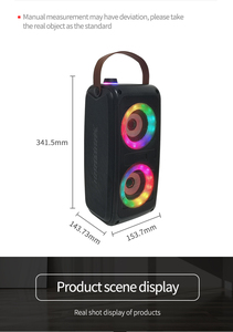 Venta caliente altavoz de vídeo al aire libre carro Altavoz <span class=keywords><strong>Bluetooth</strong></span> con pantalla <span class=keywords><strong>LCD</strong></span> - Product Image 3