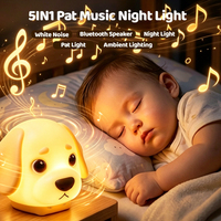Lámpara Nocturna LED de Silicona Mini Recargable con Control Remoto RGB Personalizada para Niños, Linda Lámpara Nocturna de Anime con USB