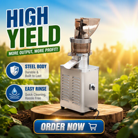 Hoge Efficiëntie Commerciële Koudgeperste Slow Juicer Machine Citrusvrucht Sap Extractiemachine