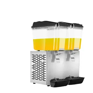 Dispensador de zumo de vidrio con detección de comida, exprimidor, dispensador de agua, CX-JD216SD, 16L x 2, directo de fábrica