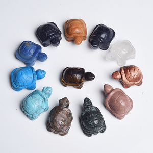 <span class=keywords><strong>Tortuga</strong></span> tallada a mano de alta calidad, animales de cristal, animales pequeños para decoración del hogar, labradorita - Product Image 1
