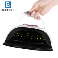 Sèche-ongles professionnel UV LED 168W, lampe UV portable à séchage rapide pour la maison et le salon, avec capteur automatique et poignée