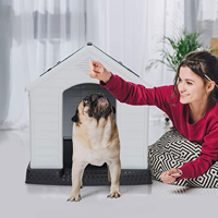 Pawise Plusieurs Taille Grande Taille Xl Enclos Extérieur Chien Maison À L'extérieur Résistant Aux Intempéries Chien Chenil Pour Chiens Chats Petits Animaux