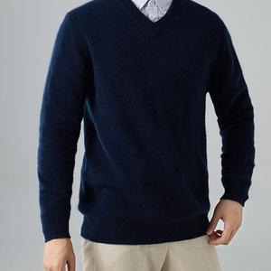 Классические шерстяные кашемировые мужские свитера кашемировый пуловер - Product Image 3