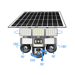 8MP 4G <span class=keywords><strong>3</strong></span> Video Solar panel mit drahtloser Überwachung PTZ-Kamera 4K V380 Pro Outdoor Security 4G Sim-Karte Solar-CCTV-Kamera - Product Image 1