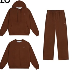 <span class=keywords><strong>Sweat</strong></span>-shirt à <span class=keywords><strong>capuche</strong></span> surdimensionné pour homme, style AOl0 personnalisé, en coton, avec broderie, couleur unie - Product Image 2
