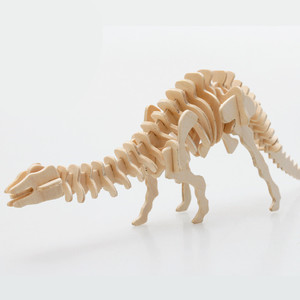 2025 phổ biến trẻ em của khủng long ghép hình câu đố tự làm bằng gỗ trò chơi câu đố 3D câu đố bằng gỗ - Product Image 4