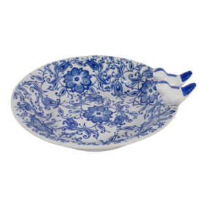 Mangiatoia e vasca per uccelli in ceramica con design floreale per uso esterno in giardino - Product Image 5