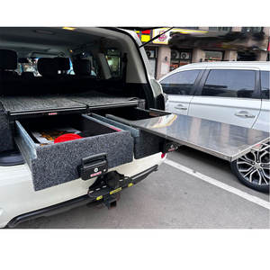 Tiroir de rangement renforcé VRD4X4 SUV Y62, glissière de réfrigérateur, tiroir de chargement 4x4, spécifié pour Patrol Y62 Nissan - Product Image 2