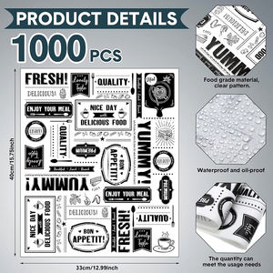 Papier d'emballage pour hamburger |   Emballage alimentaire écologique en PE enduit, résistant à la graisse, simple face, pour pain et biscuits - Product Image 5