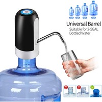 Distributeur d'eau portable avec pompe automatique rechargeable par USB et interrupteur pour bouteille d'eau