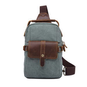 Bolsa Transversal Casual Vintage para Uso Diário, Pequena, de Lona, para Homens - Product Image 4