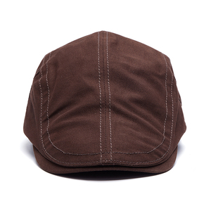 <span class=keywords><strong>Peaky</strong></span> <span class=keywords><strong>Blinders</strong></span> คุณภาพสูงเย็บปักถักร้อยที่กําหนดเองโลโก้ Vintage Newsboy หมวก Ivy กอล์ฟขับรถ Sun แบนหมวก Beret จํานวนมาก - Product Image 2