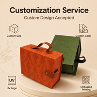 Boîte cadeau coulissante magnétique en carton rigide vert de luxe, avec logo personnalisé, nouvel emballage tendance, impression en relief