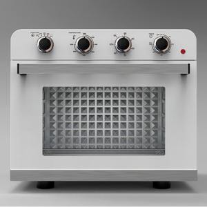 Four à friture sans huile Guangrong 31-40L, four électrique multifonction à convection, boîtier en acier inoxydable, noir et blanc - Product Image 4