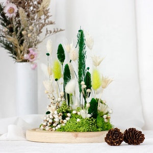 Vente en gros de fleurs séchées à la main, lagus Forever Roses, fleurs conservées en verre, démo pour pâques, cadeaux de fête des mères - Product Image 5