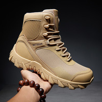 Bottes tactiques durables en gros, haute qualité, imperméables, avec embout en acier