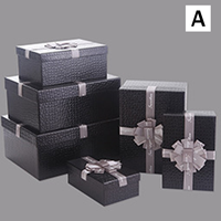 Confezione regalo personalizzata per matrimonio san valentino Extra-Large rettangolare cielo e terra Set regalo da cinque pezzi