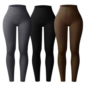 Pantalones de Yoga de Cintura Alta para Mujer, Pantalones Deportivos Ajustados y Sin Costuras de Alta Calidad para Correr y Hacer Ejercicio - Product Image 2