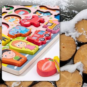 Juguete Montessori de Madera 5 en 1 para Aprender Matemáticas y Números con Alfabeto - Product Image 5