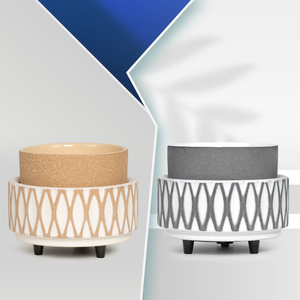 Tráng men gốm Burner hương liệu dầu nước hoa Đèn tùy chỉnh đèn bàn trang trí nội thất hương thơm khuếch tán Nến sáp tan ấm hơn đèn - Product Image 1