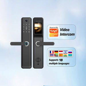 Sinon Tuya Cerraduras Inteligentes Puertas Exteriores Cerradura Inteligente Para Puerta Con <b>Camara</b> Cerraduras Inteligentes - Product Image 1