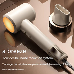 NOUVEAU Sèche-cheveux sans pales haute vitesse, ionique, puissant, avec lampe d'ambiance intelligente, cycle froid/chaud et réglage multi-niveaux - Product Image 5