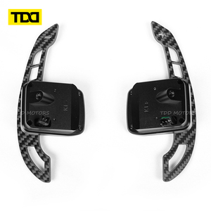 แป้นเปลี่ยนเกียร์คาร์บอนไฟเบอร์แม่เหล็ก TDD สำหรับพวงมาลัย Chevrolet Camaro SS Corvette C7 - Product Image 1