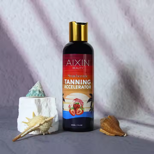 Crème de bronzage instantanée Han Linger Private Label Dark Body Accelerator à la <span class=keywords><strong>fraise</strong></span>, à base de plantes, pour un bronzage rapide et hydratant - Product Image 5
